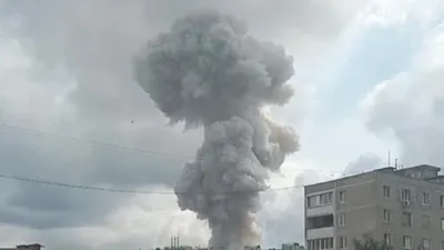 Появилось видео с последствиями взрыва на заводе в Сергиевом Посаде - РИА  Новости, 09.08.2023