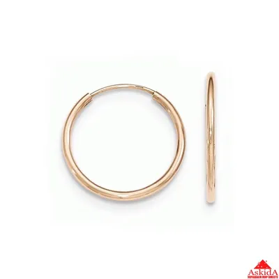 Серебристые серьги кольца 4 см (арт. 45559) ♡ интернет-магазин Gepur