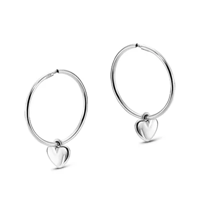 Серьги кольца в хрящ из серебра с позолотой, шт в магазине «AVI JUVI  Jewelry» на Ламбада-маркете