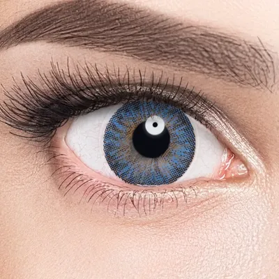 Голубые линзы Adria Color 3 Tone True Sapphire | Купить контактные линзы в  интернет-магазине AdriaCats