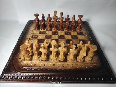 Шахматы ручной работы Матросы на доске из ореха 50 на 50 см - купить с  доставкой по выгодным ценам в интернет-магазине OZON (432496718)