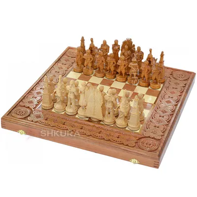 Фарфоровые шахматы ручной работы - Noblie