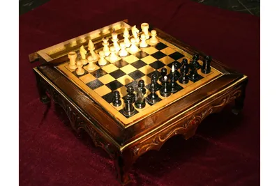 Эксклюзивные резные шахматы ручной работы венера, самшит эбен 50см  (chess_venera_998) купить в интернет магазине Бельведор, Москва