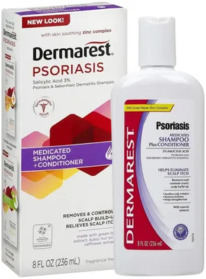 Шампунь от псориаза, зуда и раздражений кожи головы Dermarest Psoriasis  Shampoo Plus Conditioner 236 мл (ID#1468756992), цена: 499 ₴, купить на  Prom.ua