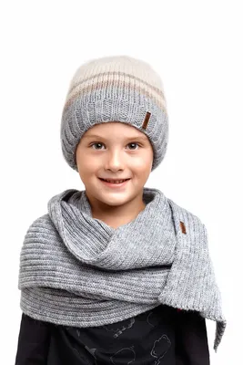 Купить Теплые детские вязаные шарфы для шеи, минималистичный шейный платок  в полоску для мальчиков и девочек, детский шарф, осень-зима | Joom