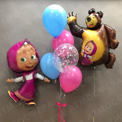 Сет Маша и Медведь – Воздушные шары, аэродизайн в Кургане | Атмосфера