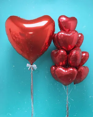 Сет \"14 февраля\"» - воздушные шары с гелием для праздника заказать c  доставкой в Москве и Спб