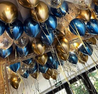 Шары в потолок на годик №70 | Apelsin154.ru Интернет магазин воздушных шаров