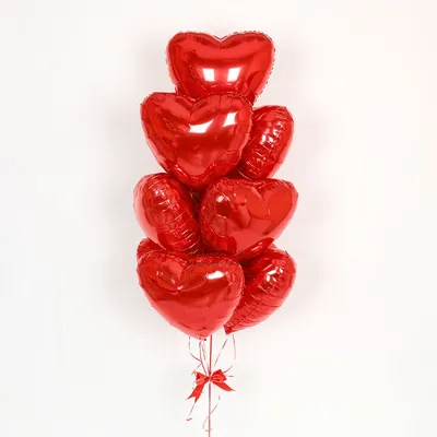 Набор \"Красные сердца\" - Интернет-магазин воздушных шаров - Шариков -  воздушные шары
