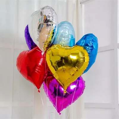 Большие шары Сердца с Любовью - купить в Москве