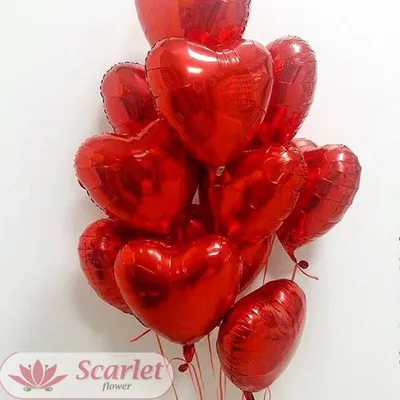 🎈 Воздушные шары сердца розовые 🎈: заказать в Москве с доставкой по цене  171 рублей