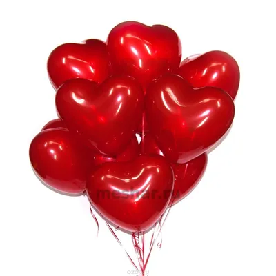 Шары в форме сердца купить от 185 руб. в интернет-магазине шаров с  доставкой по СПб
