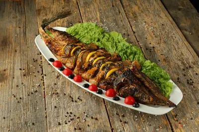 Шашлык из рыбы по-Бухарски — Mazali | Доставка вкусной еды в Артеме