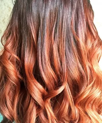 Яркое окрашивание волос 2020 • Flame Балаяж • длинные волосы • рыжие волосы  • APG Academy - YouTube