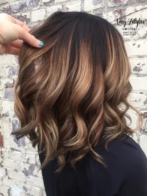 2021 (+180 фото) модный шатуш на темные волосы средней длины | Hair color  balayage, Short hair balayage, Summer hair color balayage