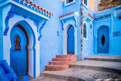 Марокко Шефшауэн Chefchaouen Morocco | Road, Structures, Alley