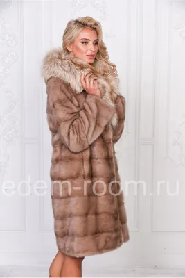 Заказать Шикурную норковую шубу с мехом лисы в Москве | Артикул:  N-31656-100-PL-L