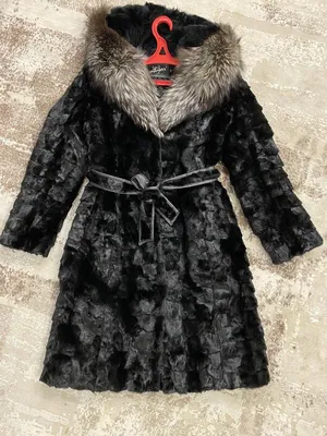 Длинная норковая шуба черная халат с куницей | Шубы цены и фото. Купить шубу  в Киеве