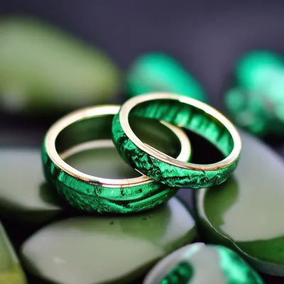 Золотые красивые обручальные кольца …» — создано в Шедевруме