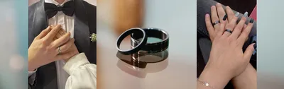 Широкие прямые обручальные кольца