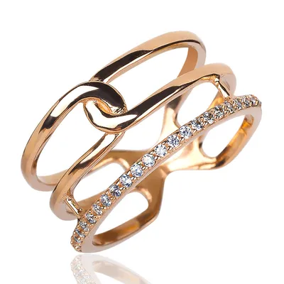 Обручальные кольца широкие, с бриллиантами, комбинированное золото, 585  проба в Москве, цена 40300 руб.: купить в