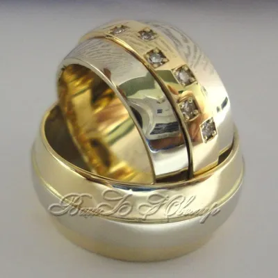 Золотое кольцо Широкие звенья с цирконами 3163624