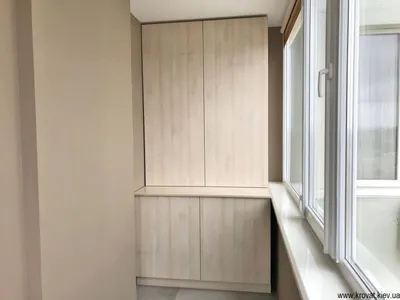 Угловой шкаф на балкон Ластли за 21 210 руб. — заказать мебель от фабрики