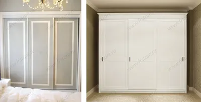 Встроенный распашной шкаф в классическом стиле - Распашные шкафы - Каталог