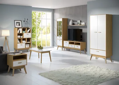 Книжные шкафы с витринами: мебель для гостиной по индивидуальному проекту  от производителя «Арлайн»