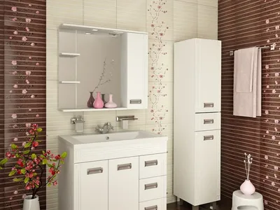 Какие шкафчики выбрать для маленькой ванной комнаты?