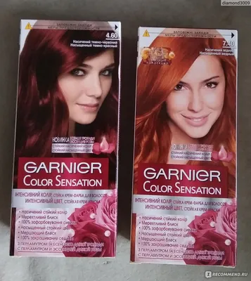 Garnier Крем краска для волос тон 6.45 янтарный темно-рыжий