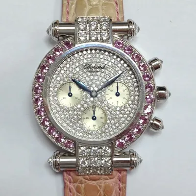 Женские бесцветные часы happy sport square CHOPARD купить в  интернет-магазине ЦУМ, арт. 278497-9002