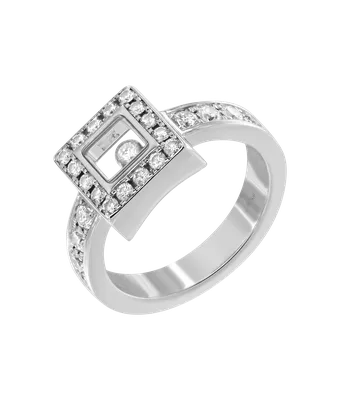 Кольцо Chopard Happy Diamonds из белого золота 750 пробы с бриллиантами  11370 - купить сегодня за 220000 руб. Интернет ломбард «Тик – Так» в Москве