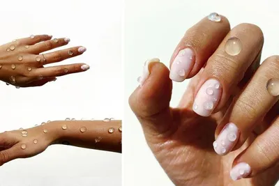 Пузырьковый маникюр ворвался в тренды - что за техника bubbles, которая  создает эффект мокрых ногтей