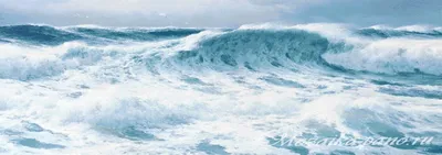 Вид на сильное штормовое море во время концепции природы сильного ветра |  Премиум Фото