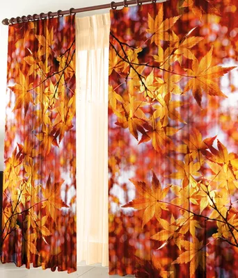 Осенние шторы своими руками - 51 фото