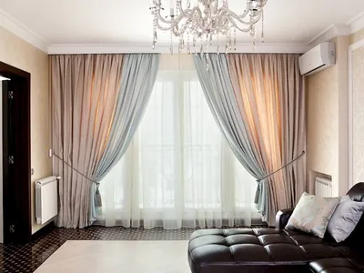 Шторы в гостиную: 150 фото идей дизайна штор в интерьере современной  гостиной