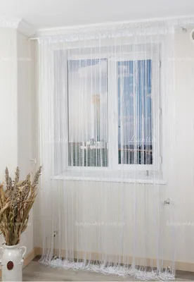 Шторы нити дождик белые SN-8237 - купить в Украине, цены оптом, фото |  магазин штор Ланита