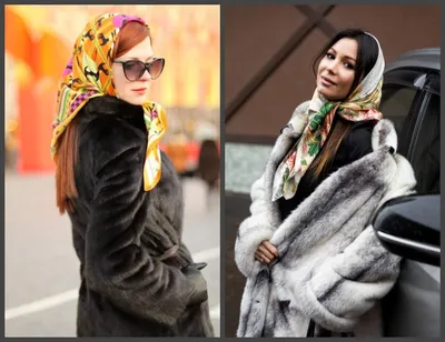 Тренд “Бабушка в платочке”. Как стильно носить платок этой осенью и зимой |  Кипренская Style | Дзен