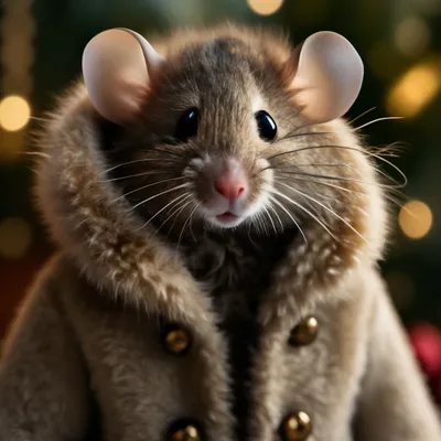 Мышка в шубе» — создано в Шедевруме