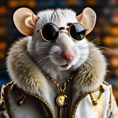 Крыса в бархатной белой шубе, …» — создано в Шедевруме