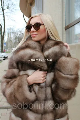 Шуба из меха куницы - купить в Москве, доставка и примерка | «Furs Studio»