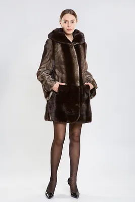 Купить Полупальто из меха норки и рыси Dita Furs