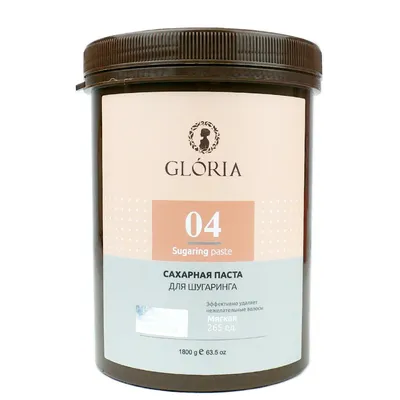ᐉ Сахарная паста для депиляции GLORIA мягкая – купить в NailsMania за 416  грн.: отзывы, характеристики