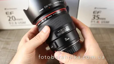 Canon EF 35mm f/1.4L USM видео обзор объектива личный опыт - YouTube