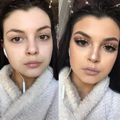 Сила макияжа: 20 фото девушек до и после мейкапа, показывающих на что он  способен | Mixnews