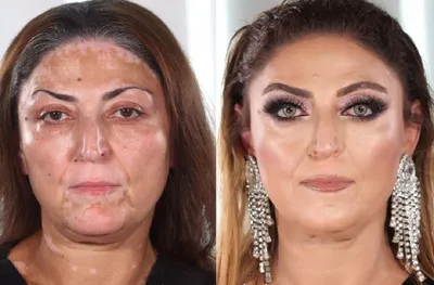 Сила макияжа: 20 фото девушек до и после мейкапа, показывающих на что он  способен | Mixnews