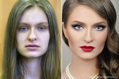 До и после: 10+ невероятных фото, демонстрирующих силу макияжа