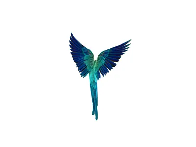 Брошь из бисера синяя птица, брошь птица счастья в магазине  «Nachatova.jewelry» на Ламбада-маркете