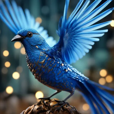 Синяя птица счастья» — создано в Шедевруме